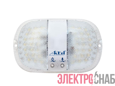 Светильник светодиодный ЖКХ Персей 11Вт IP30 с оптико-акустическим датчиком 3 режима работы Актей СА-7012У