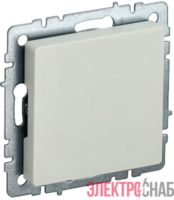 Заглушка с суппортом BRITE МЗ10-БрКр механизм беж. IEK BR-PL10-K10