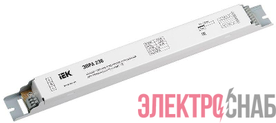 Аппарат пускорегулирующий электронный (ЭПРА) 236 для линейных ЛЛ T8 IEK LLV236D-EBFL-2-36