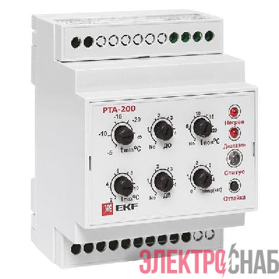 Терморегулятор РТА-200 EKF rta-200