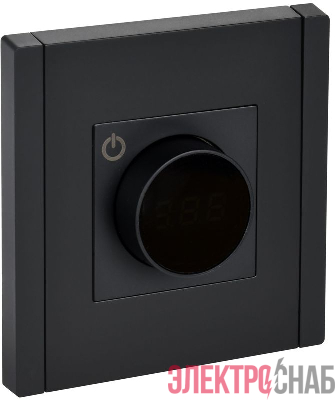 Термостат электронный FORTE&PIANO FP152 с индикацией черн. IEK FP-RT11-K02