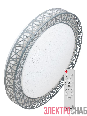Светильник светодиодный PREMIUM Loft-B 55Вт 230В 3000-6500К 4400лм IP40 390х105мм настенно-потолочный управляемый с пультом ДУ КОСМОС KSLofG55W
