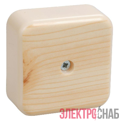 Коробка распаячная ОП КМ 50х50х20 сосна IEK UKO10-050-050-020-K34-E