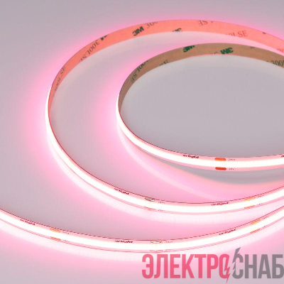 Лента светодиодная COB-X480-8mm 24V Pink 8Вт/м IP20 (уп.5м) Arlight 047743