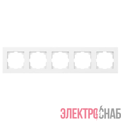 Рамка 5-м СП Accent 6-505-01 бел. Intro Б0063775