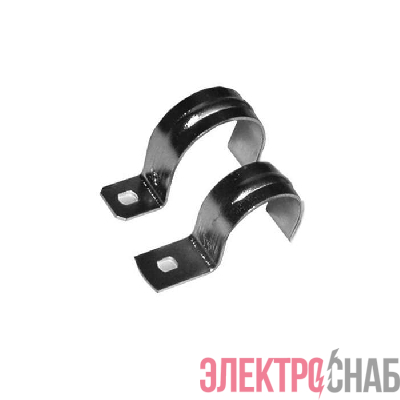 Скоба крепежная однолапковая d14мм метал. (уп.100шт) Ruvinil С01314