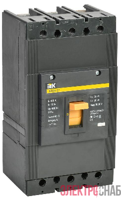 Выключатель автоматический 3п 400А 35кА ВА 88-37 IEK SVA40-3-0400