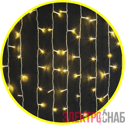 Гирлянда светодиодная &amp;amp;amp;amp;amp;amp;amp;quot;Занавес&amp;amp;amp;amp;amp;amp;amp;quot; 93 670 NGF-С03-02 2х3м 400LED WW IP20 TR Navigator 93670