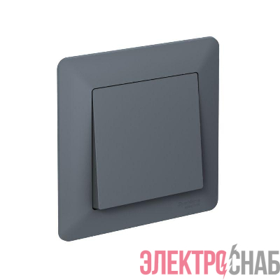 Рамка 1-м AtlasDesign Air грифель/дым. черн. SE ATN220701