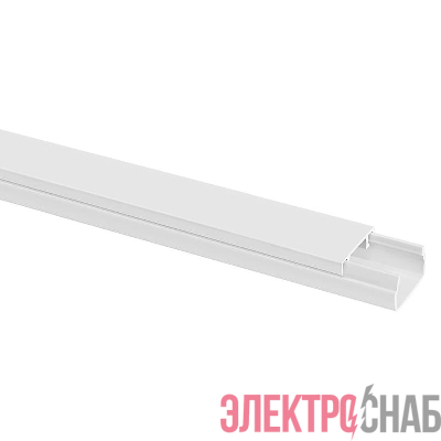 Кабель-канал 15х10 L2000 пластик бел. TOKOV ELECTRIC TKE-KK-15-10-2000-WH