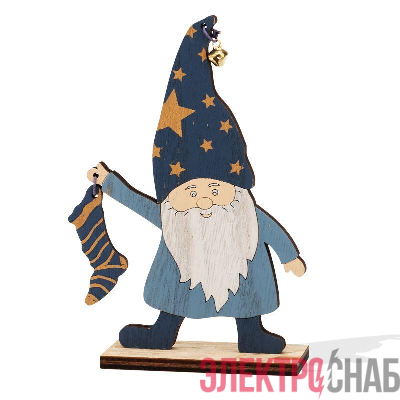 Фигура деревянная "Гномик с носком" 15х4х17см IP20 Neon-Night 504-009