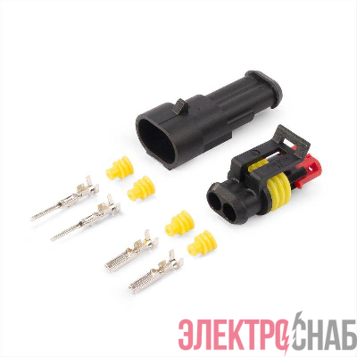 Разъем герметичный автомобильный РГА-2П КВТ 89504