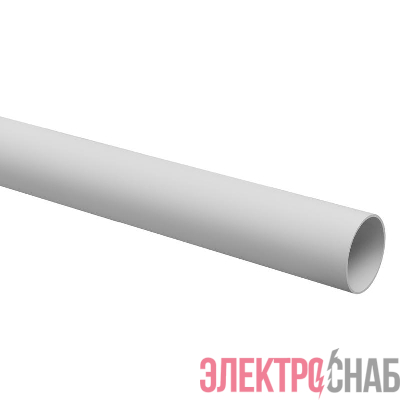 Труба гладкая ПВХ жесткая легкая d63мм сер. (дл.3м) TOKOV ELECTRIC TKE-THG-PVC-63-3-C06