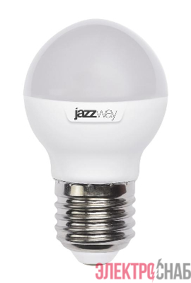 Лампа светодиодная PLED-SP 7Вт G45 4000К нейтр. бел. E27 230В/50Гц JazzWay 5018976
