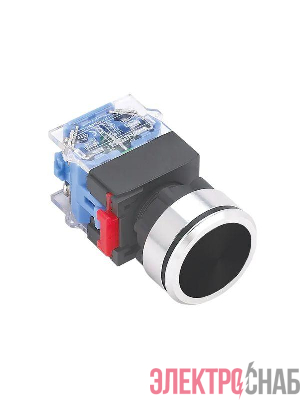 Выключатель кнопочный ВК30-10/N/P 1НО цилиндр d30мм IP65 черн. Электротехник ET859209