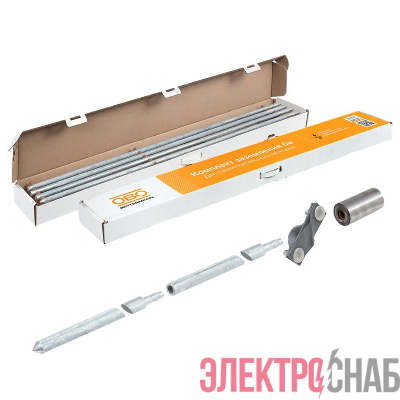 Комплект заземления безмуфтовый d20мм 6м сталь гор. цинк. OBO 5000756