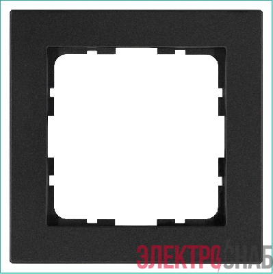 Рамка 1-м G-Classic антрацит Jasmart G1001B