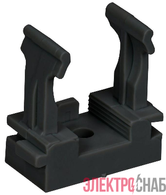 Держатель для гофр. труб под монтаж. пистолет CFM16 черн. ELASTA IEK ET-TA10D-CFM-016-K02-100