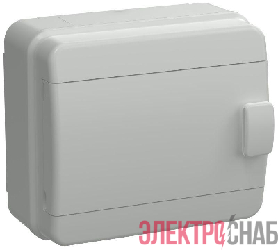 Корпус пластиковый КМПн-8 IP65 сер. непрозр. дверь TEKFOR IEK TF5-KP73-N-08-65-K03-K03