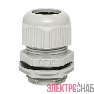 Сальник PG19 d12-15мм (d отверст. 23мм) IP54 (уп.2шт) PROxima EKF plc-pg-19-2-r