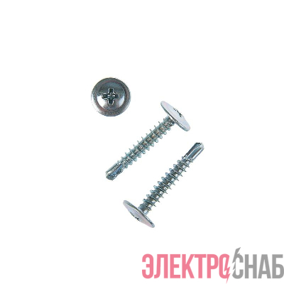 Саморез усиленный для тонкого метал. листа со сверлом 4.2х25 (пакет) (уп.12шт) Tech-Krep PRO/Zitar 102400