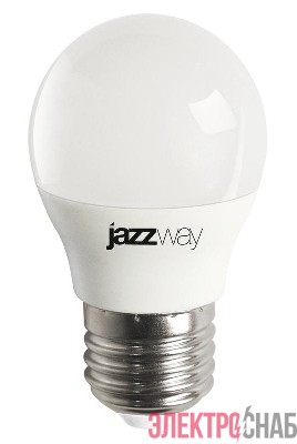 Лампа светодиодная PLED-LX 8Вт G45 шар 4000К нейтр. бел. E27 Pro JazzWay 5025301