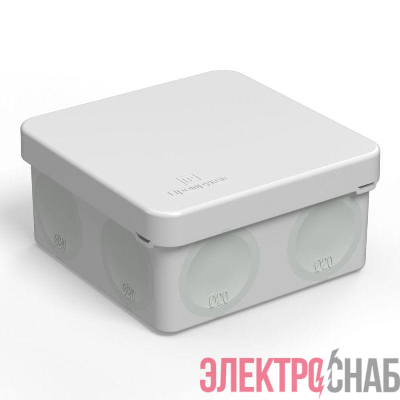Коробка распределительная ОП для прямого монтажа двухкомпонентн. безгалогенная (HF) 80х80х40 Промрукав 60-0210