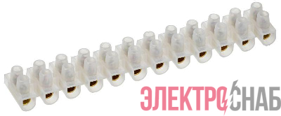 Колодка клеммная ЗВИ-30 6-16кв.мм 12 пар IEK UZV1-030-10
