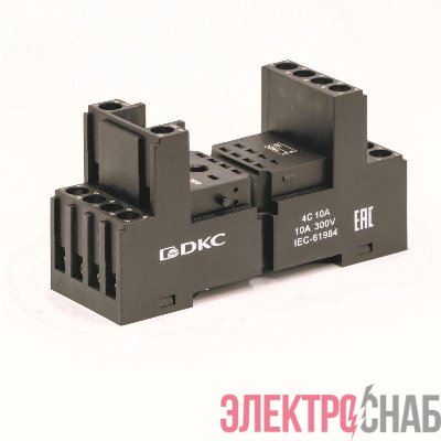 Элемент базовый пассивный для установки одиночных реле до 230В АС/DC DKC IR-B4-SC-1