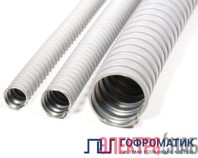 Металлорукав в ПВХ изоляции РЗ-ЦПнг 38 сер. (уп.20м) ГОФРОМАТИК zeta44516