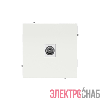 Розетка телевизионная одиночная TV KANT бел. магнолия DKC 7000503