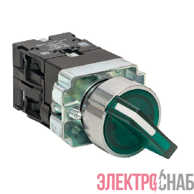 Переключатель BD33 3P с зел. подсветкой 230В NO PROxima EKF xb2-bk33-g-230