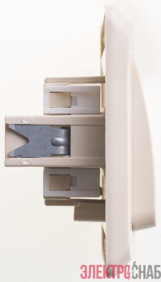 Выключатель 2-кл. СП Этюд 10А IP20 с подсветкой крем. SE BC10-006K