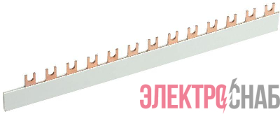 Шина соединительная FORK вилка 1п 100А (дл.1м) IEK YNS11-1-100