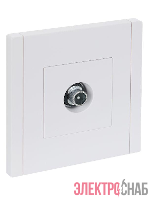 Розетка TV проходная FORTE&PIANO FP229 бел. IEK FP-A10-P-K01