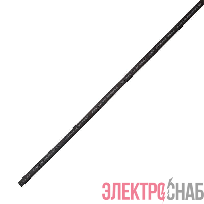 Трубка термоусадочная двустенная клеевая 16/4 (4:1) черн. 1м Rexant 23-1606