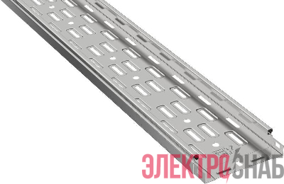 Лоток листовой перфорированный 150х35 L3000 сталь 0.45мм без боковой ESCA 3 IEK ES3-15-035-150-3-045