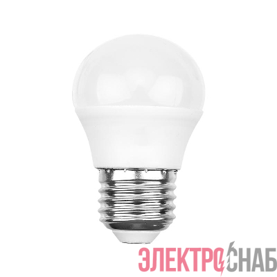 Лампа светодиодная 9.5Вт Шарик (GL) 2700К тепл. бел. E27 903лм Rexant 604-039