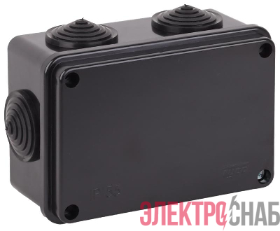 Коробка распаячная для ОП 120х80х50мм УХЛ1 черн. Ruvinil 67051Ч