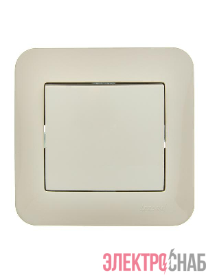 Выключатель 1-кл. 1п СП ASTI 10А IP20 в сборе крем. LEZARD 7081-0303-100