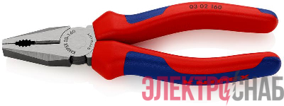 Плоскогубцы комбинированные L-160мм Knipex KN-0302160