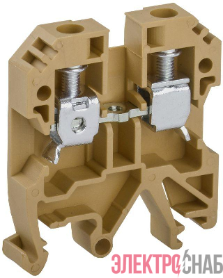 Клемма винтовая КВИ-6кв.мм желт. IEK YZN30-006-K05