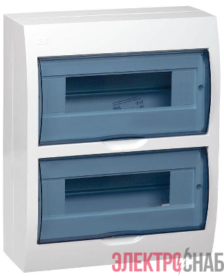 Корпус навесной ЩРН-П-24 Krepta 3 IP41 пластик. бел. IEK MKP12-N-24-40-10