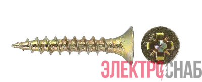 Саморез ШУж 3.0х25 потайная головка (уп.28шт) Tech-Krep/Zitar 102474