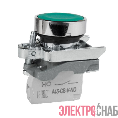 Кнопка OptiSignal D22 C4-P-310 зел. металл 1НО XB4BA31 КЭАЗ 332167