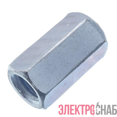 Гайка соединительная М 10 DIN 6334 цинк (уп.2шт) европодвес СТРОЙМЕТИЗ 30500612
