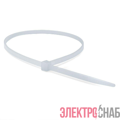 Хомут кабельный 4.8х200 P6.6 самозатухающий бел. (уп.100шт) DKC 25215SRCV0