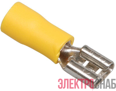 Разъем РпИм 5.5-6-0.5 плоский "мама" (уп.100шт) IEK URM10-006-D34-7