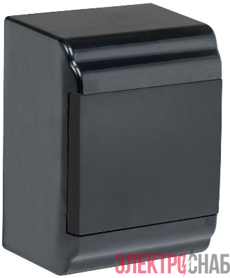 Корпус модульный пластиковый ЩРН-П-4 IP41 навесной PRIME черн. IEK MKP13-N-01-04-41-K02
