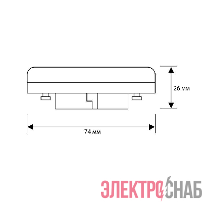 Лампа светодиодная LED12-GX53/865/GX53 12Вт 220В Camelion 13615